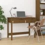 Honey brown pine wood desk with drawers 100x50x78 cm by vidaXL, Desks - Ref: Foro24-824646, Price: 130,53 €, Discount: %
