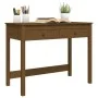Honey brown pine wood desk with drawers 100x50x78 cm by vidaXL, Desks - Ref: Foro24-824646, Price: 130,53 €, Discount: %