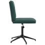 Sillas de comedor 4 unidades terciopelo verde oscuro