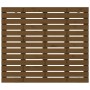 Wandbett-Kopfteil aus massivem Kiefernholz, honigbraun, 106 x 3 x 91,5 cm von vidaXL, Kopf- und Fußteile - Ref: Foro24-824666...