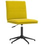 Sillas de comedor 4 unidades terciopelo amarillo