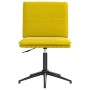 Sillas de comedor 4 unidades terciopelo amarillo