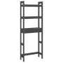 Bathroom shelf solid gray pine wood 63x26x171 cm by vidaXL, Towel racks - Ref: Foro24-824660, Price: 74,85 €, Discount: %