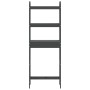 Bathroom shelf solid gray pine wood 63x26x171 cm by vidaXL, Towel racks - Ref: Foro24-824660, Price: 75,61 €, Discount: %