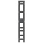 Bathroom shelf solid gray pine wood 63x26x171 cm by vidaXL, Towel racks - Ref: Foro24-824660, Price: 75,61 €, Discount: %
