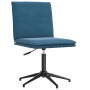 Sillas de comedor 4 unidades terciopelo azul