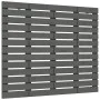 Wandbett-Kopfteil aus massivem Kiefernholz in Grau, 106 x 3 x 91,5 cm von vidaXL, Kopf- und Fußteile - Ref: Foro24-824665, Pr...
