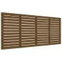 Wandbett-Kopfteil aus massivem Kiefernholz, honigbraun, 206 x 3 x 91,5 cm von vidaXL, Kopf- und Fußteile - Ref: Foro24-824671...