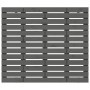 Wandbett-Kopfteil aus massivem Kiefernholz, grau, 96 x 3 x 91,5 von vidaXL, Kopf- und Fußteile - Ref: Foro24-824675, Preis: 6...