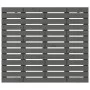 Wandbett-Kopfteil aus massivem Kiefernholz, grau, 96 x 3 x 91,5 von vidaXL, Kopf- und Fußteile - Ref: Foro24-824675, Preis: 6...