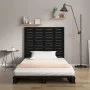 Wandbett-Kopfteil aus schwarzem Kiefernholz, 96 x 3 x 91,5 cm von vidaXL, Kopf- und Fußteile - Ref: Foro24-824677, Preis: 51,...