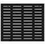 Solid black pine wood wall bed headboard 96x3x91.5 cm by vidaXL, Headboards and footboards - Ref: Foro24-824677, Price: 51,95...
