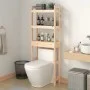 Estante de baño madera maciza de pino 63x26x171 cm de vidaXL, Toalleros - Ref: Foro24-824658, Precio: 70,86 €, Descuento: %