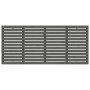 Gray pine solid wood wall bed headboard 206x3x91.5 cm by vidaXL, Headboards and footboards - Ref: Foro24-824670, Price: 121,1...