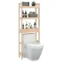 Badezimmerregal aus massivem Kiefernholz 63x26x171 cm von vidaXL, Handtuchhalter - Ref: Foro24-824658, Preis: 69,91 €, Rabatt: %
