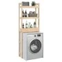 Badezimmerregal aus massivem Kiefernholz 63x26x171 cm von vidaXL, Handtuchhalter - Ref: Foro24-824658, Preis: 69,91 €, Rabatt: %