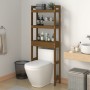 Estante de baño madera maciza de pino marrón miel 63x26x171 cm de vidaXL, Toalleros - Ref: Foro24-824661, Precio: 86,99 €, De...