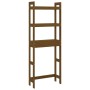 Estante de baño madera maciza de pino marrón miel 63x26x171 cm de vidaXL, Toalleros - Ref: Foro24-824661, Precio: 86,99 €, De...