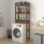 Estante de baño madera maciza de pino marrón miel 63x26x171 cm de vidaXL, Toalleros - Ref: Foro24-824661, Precio: 86,99 €, De...