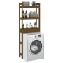 Estante de baño madera maciza de pino marrón miel 63x26x171 cm de vidaXL, Toalleros - Ref: Foro24-824661, Precio: 86,99 €, De...