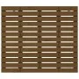 Solid pine wood wall bed headboard honey brown 126x3x91.5cm by vidaXL, Headboards and footboards - Ref: Foro24-824681, Price:...