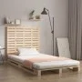 Wandbett-Kopfteil aus massivem Kiefernholz, 146 x 3 x 91,5 cm von vidaXL, Kopf- und Fußteile - Ref: Foro24-824683, Preis: 58,...