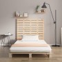 Wandbett-Kopfteil aus massivem Kiefernholz, 146 x 3 x 91,5 cm von vidaXL, Kopf- und Fußteile - Ref: Foro24-824683, Preis: 69,...