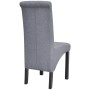 Sillas de comedor 4 unidades tela gris claro de vidaXL, Sillas de comedor - Ref: Foro24-272245, Precio: 396,43 €, Descuento: %
