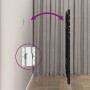 Wandbett-Kopfteil aus schwarzem Kiefernholz, 126 x 3 x 91,5 cm von vidaXL, Kopf- und Fußteile - Ref: Foro24-824682, Preis: 75...