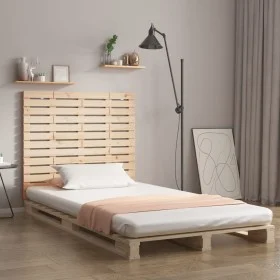 Wandbett-Kopfteil aus massivem Kiefernholz, 126 x 3 x 91,5 cm von vidaXL, Kopf- und Fußteile - Ref: Foro24-824678, Preis: 71,...