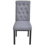 Dining chairs 6 units light gray fabric by vidaXL, dining chairs - Ref: Foro24-272246, Price: 592,95 €, Discount: %