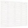 Wandbett-Kopfteil aus massivem weißem Kiefernholz, 96 x 3 x 91,5 cm von vidaXL, Kopf- und Fußteile - Ref: Foro24-824674, Prei...
