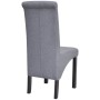 Sillas de comedor 6 unidades tela gris claro de vidaXL, Sillas de comedor - Ref: Foro24-272246, Precio: 592,95 €, Descuento: %