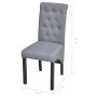 Dining chairs 6 units light gray fabric by vidaXL, dining chairs - Ref: Foro24-272246, Price: 592,95 €, Discount: %
