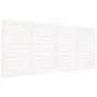 Cabecero cama de pared madera maciza pino blanco 166x3x91,5 cm de vidaXL, Cabeceros y pies de cama - Ref: Foro24-824699, Prec...