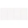 Cabecero cama de pared madera maciza pino blanco 166x3x91,5 cm de vidaXL, Cabeceros y pies de cama - Ref: Foro24-824699, Prec...
