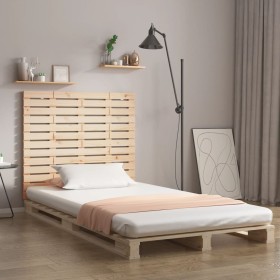 Wandbett-Kopfteil aus massivem Kiefernholz, 141 x 3 x 91,5 cm von vidaXL, Kopf- und Fußteile - Ref: Foro24-824708, Preis: 86,...