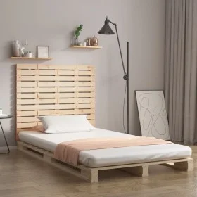 Wandbett-Kopfteil aus massivem Kiefernholz, 141 x 3 x 91,5 cm von vidaXL, Kopf- und Fußteile - Ref: Foro24-824708, Preis: 84,...