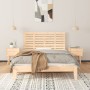 Wandbett-Kopfteil aus massivem Kiefernholz, 126 x 3 x 63 cm von vidaXL, Kopf- und Fußteile - Ref: Foro24-824728, Preis: 54,67...