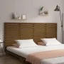 Cabecero cama pared madera maciza pino marrón miel 166x3x91,5cm de vidaXL, Cabeceros y pies de cama - Ref: Foro24-824701, Pre...