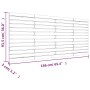 Solid pine wood wall bed headboard honey brown 166x3x91.5cm by vidaXL, Headboards and footboards - Ref: Foro24-824701, Price:...