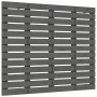 Wandbett-Kopfteil aus massivem Kiefernholz, grau, 81 x 3 x 91,5 von vidaXL, Kopf- und Fußteile - Ref: Foro24-824695, Preis: 4...