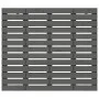 Wandbett-Kopfteil aus massivem Kiefernholz, grau, 81 x 3 x 91,5 von vidaXL, Kopf- und Fußteile - Ref: Foro24-824695, Preis: 4...