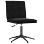 Silla de comedor 6 unidades terciopelo negro