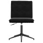 Silla de comedor 6 unidades terciopelo negro