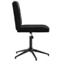 Silla de comedor 6 unidades terciopelo negro