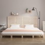 Wandbett-Kopfteil aus massivem Kiefernholz, 186 x 3 x 91,5 cm von vidaXL, Kopf- und Fußteile - Ref: Foro24-824703, Preis: 103...
