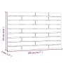 Wandbett-Kopfteil aus massivem weißem Kiefernholz, 106 x 3 x 63 cm von vidaXL, Kopf- und Fußteile - Ref: Foro24-824714, Preis...