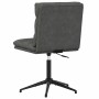 Sillas de comedor 6 unidades cuero sintético negro