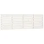 Cabecero de cama de pared madera maciza pino blanco 206x3x63 cm de vidaXL, Cabeceros y pies de cama - Ref: Foro24-824719, Pre...